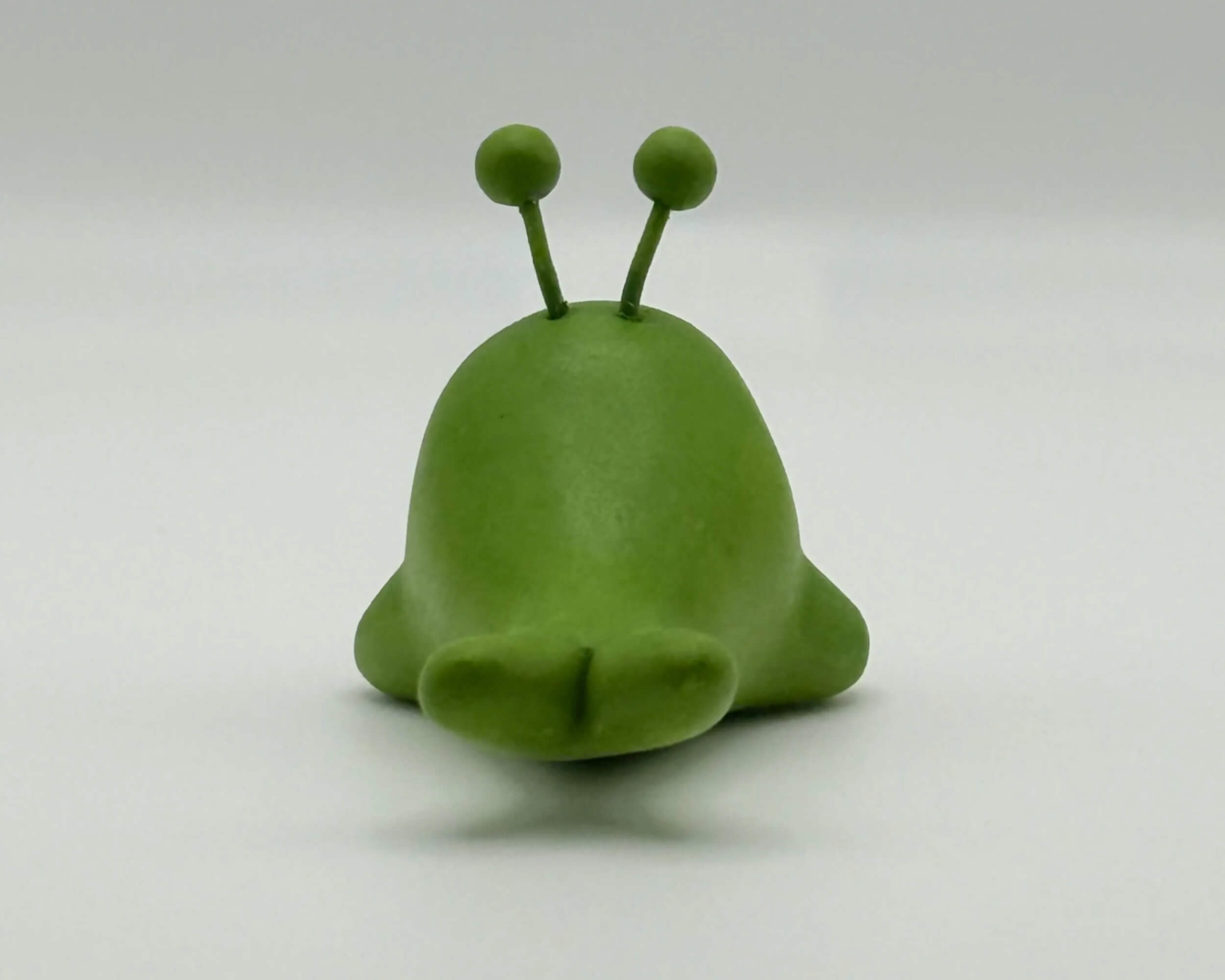 Handmade Alien Glorp Seal Miniature – Polymer Clay Space Creature Figurine